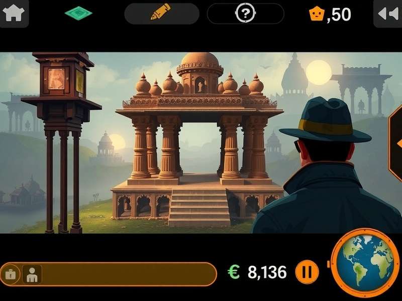 Madhya Pradesh Phantom Hunt puzzle solving interface with Indian cultural elements